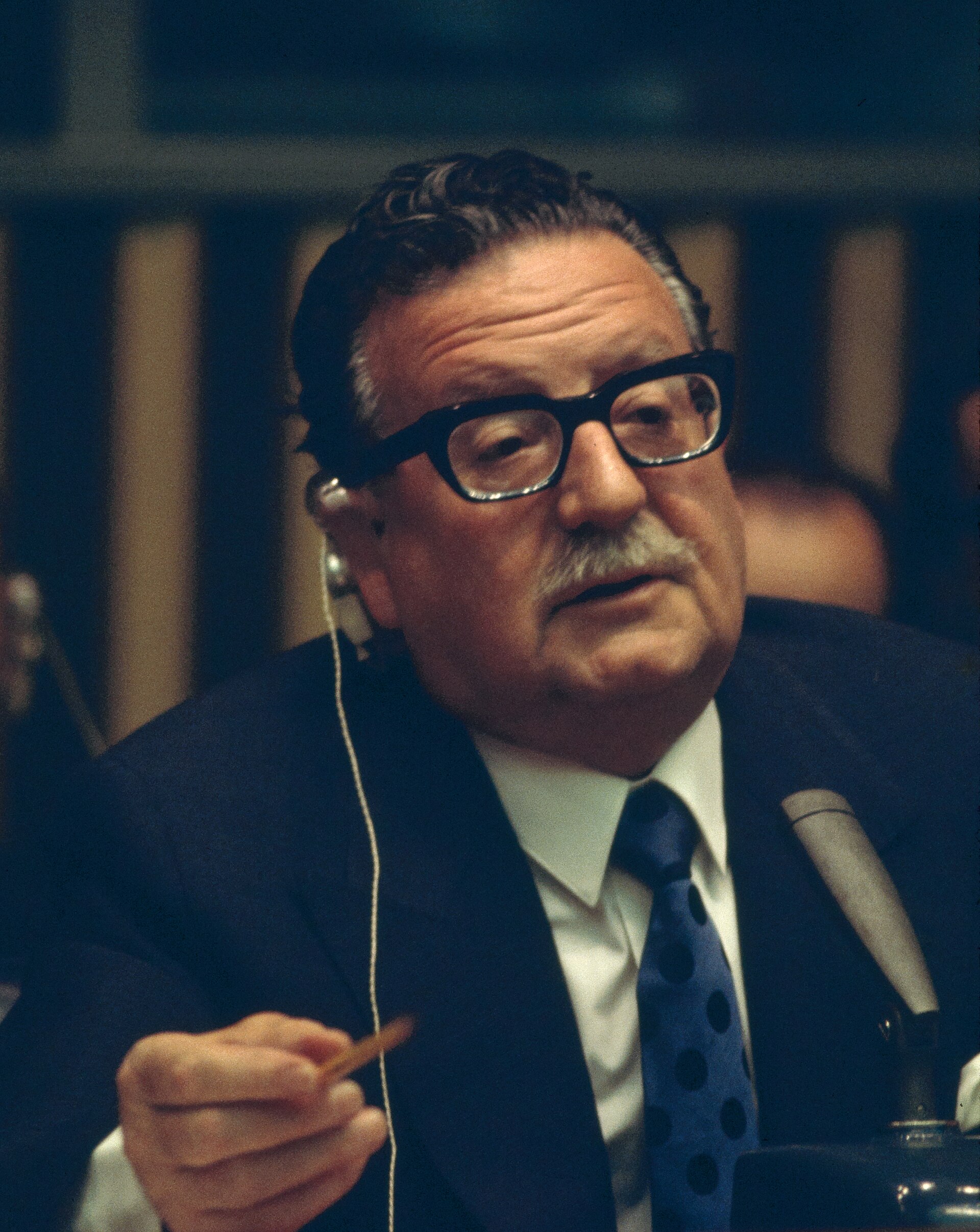 Imagem de referência de Salvador Allende, descrito nos dados abertos como político chileno, 45° Presidente do Chile