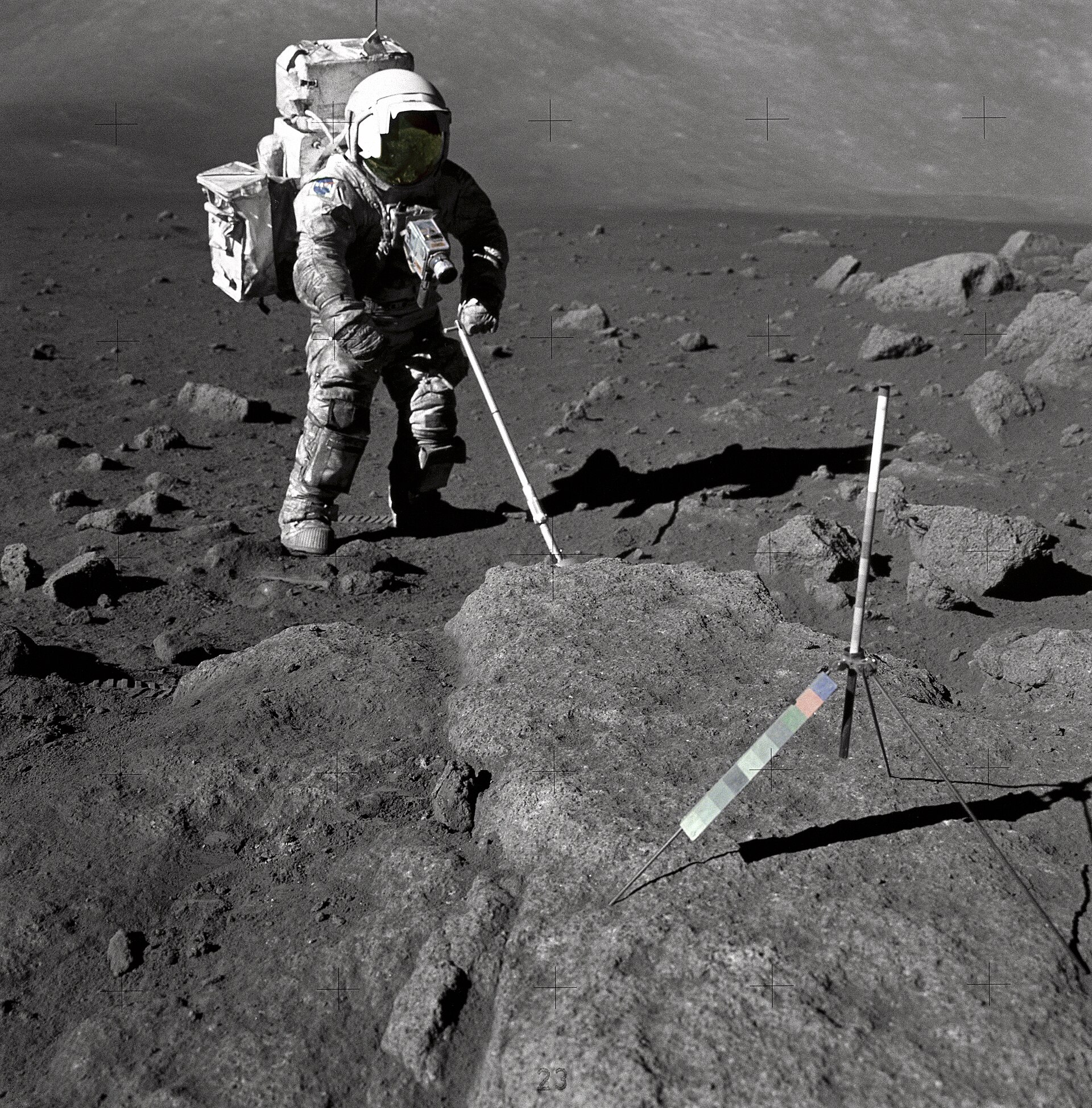 Imagem de referência de Harrison Schmitt, descrito nos dados abertos como astronauta, Estados Unidos