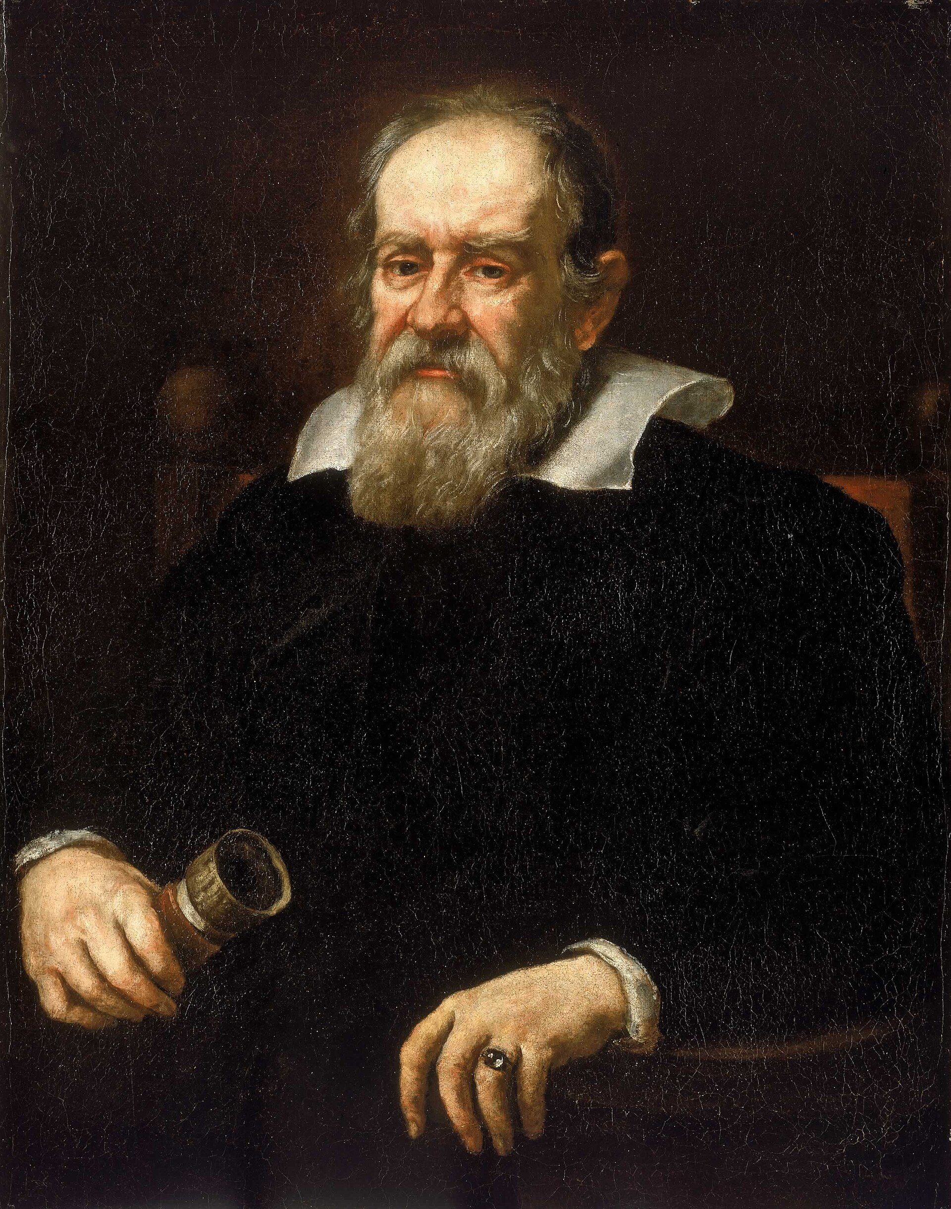 Imagem de referência de Galileu Galilei, descrito nos dados abertos como polímata florentino (1564–1642)