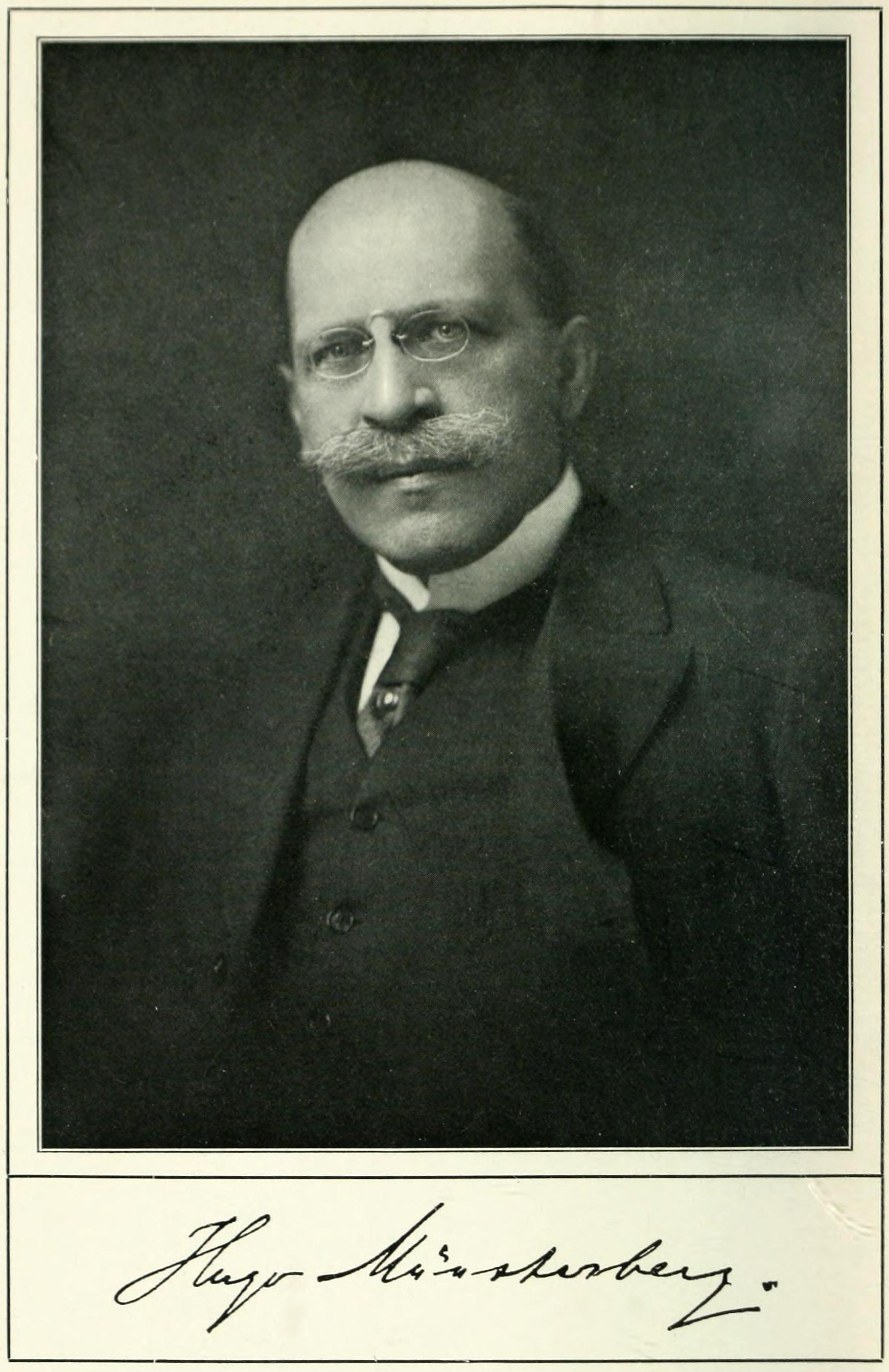 Imagem de referência de Hugo Münsterberg, descrito nos dados abertos como professor académico alemão