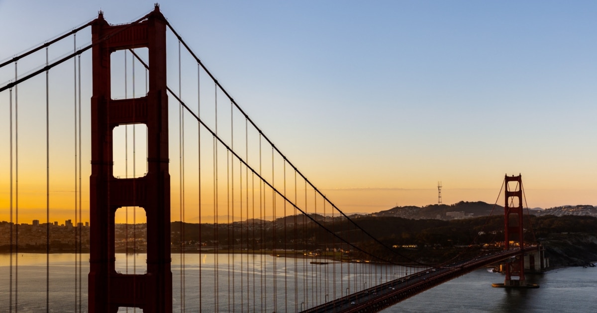 Imagem relacionada à notícia: Ponte Golden Gate: Ponte Histórica de Suspensão de São Francisco