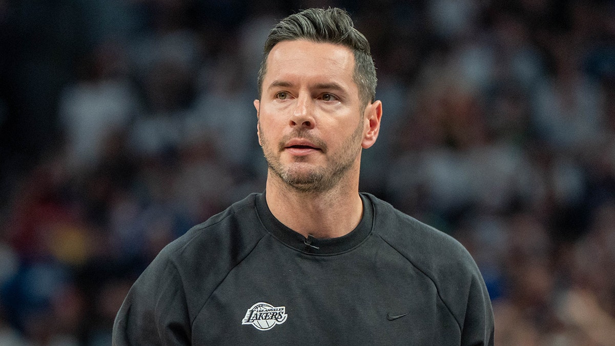 JJ Redick on the sideline