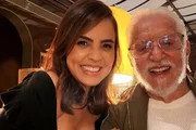 Carlos Alberto de Nóbrega e a esposa, Renata