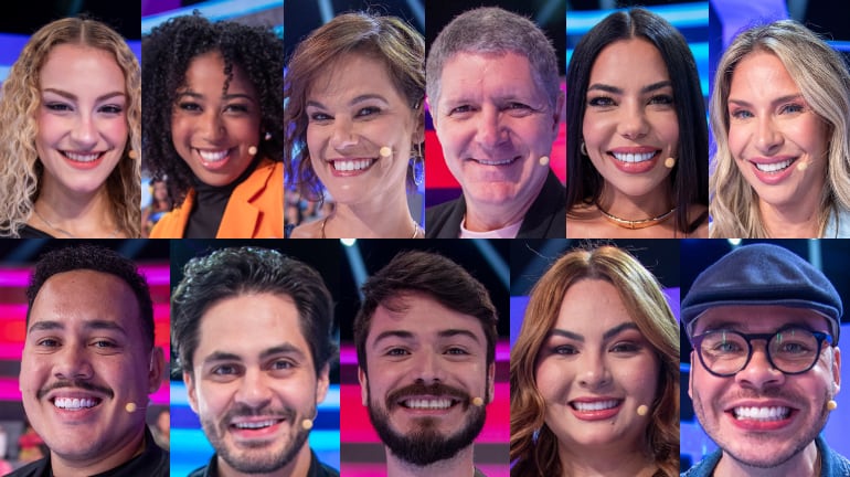 Acerte ou Caia! reúne famosos em busca de um prêmio de até R$ 300 mil neste domingo (18)
