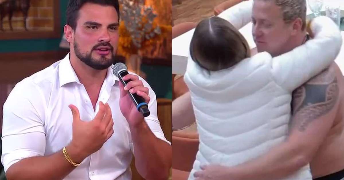 'A Fazenda 18': Eliminado, Renê reage ao abraço polêmico entre Ana e Serginho: 'Não'