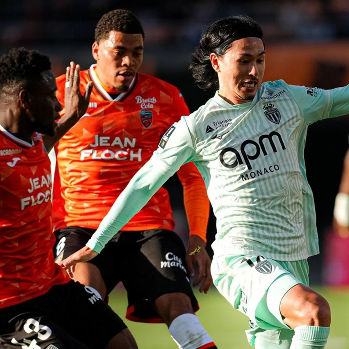 Lorient vence o Monaco e causa primeira derrota de Filipe Luis na equipe
