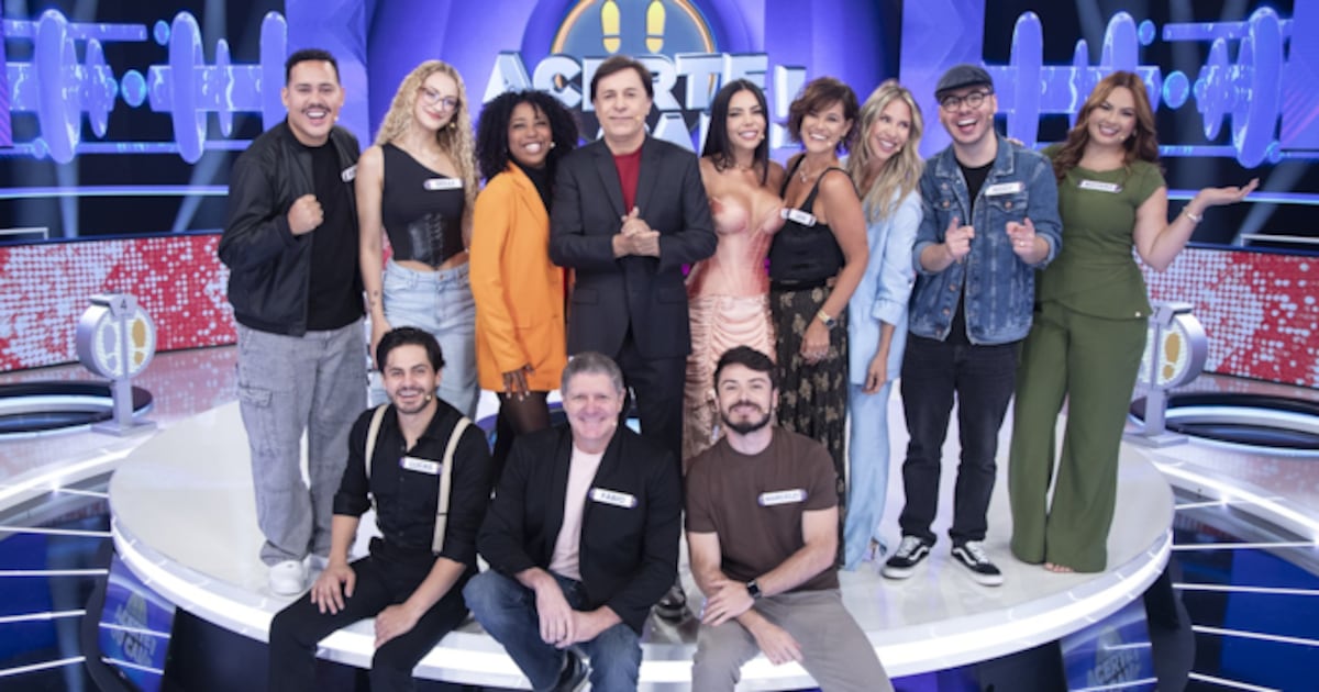 Acerte ou Caia! reúne famosos em busca de um prêmio de até R$ 300 mil neste domingo (18)