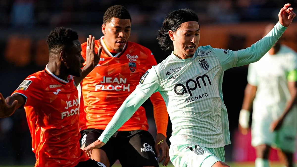 Lorient vence o Monaco e causa primeira derrota de Filipe Luis na equipe