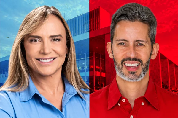 Quaest no DF: Celina Leão tem 58,8% dos votos válidos; Grass acumula 41,2%