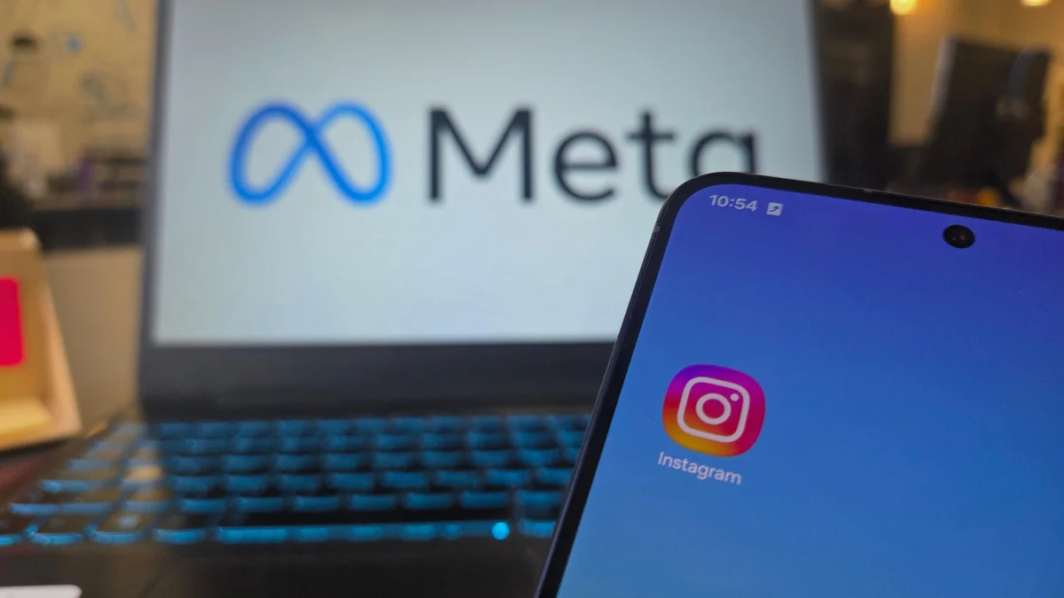 app do instagram e logo da meta