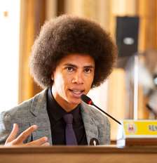 Renato Freitas é o primeiro deputado federal negro eleito do Paraná Foto: Divulgação/Câmara Muncipal de Curituba