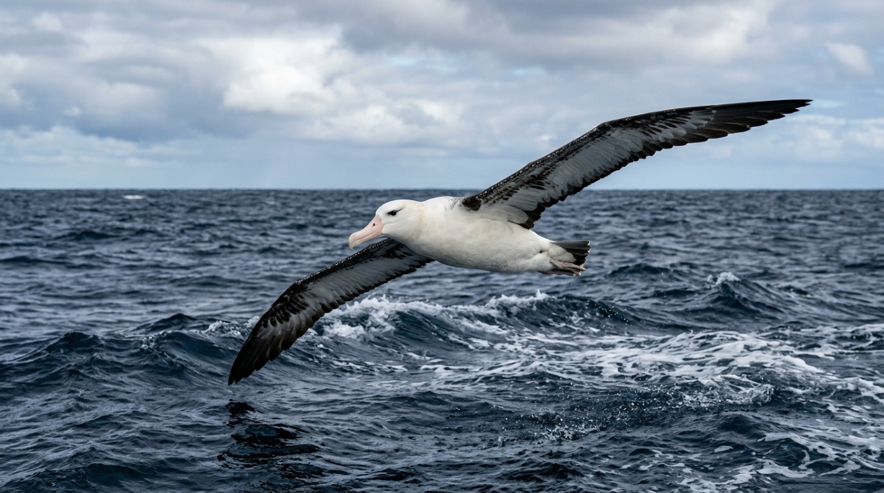 O albatroz que passa meses voando sobre o oceano e ainda consegue reencontrar a mesma colônia em uma ilha minúscula no meio de milhares de quilômetros de água