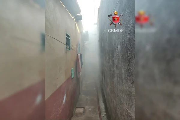 Homem agride esposa e coloca fogo na casa da família no DF - destaque galeria