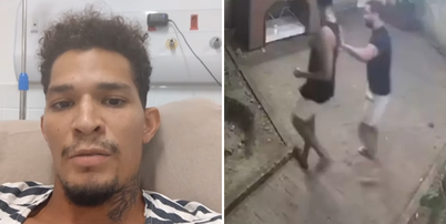 Ambulante de Fernando de Noronha que foi baleado por delegado tem perna amputada Foto: Reprodu&ccedil;&atilde;o/Instagram