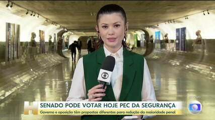 Senado pode votar hoje PEC da Segurança Pública