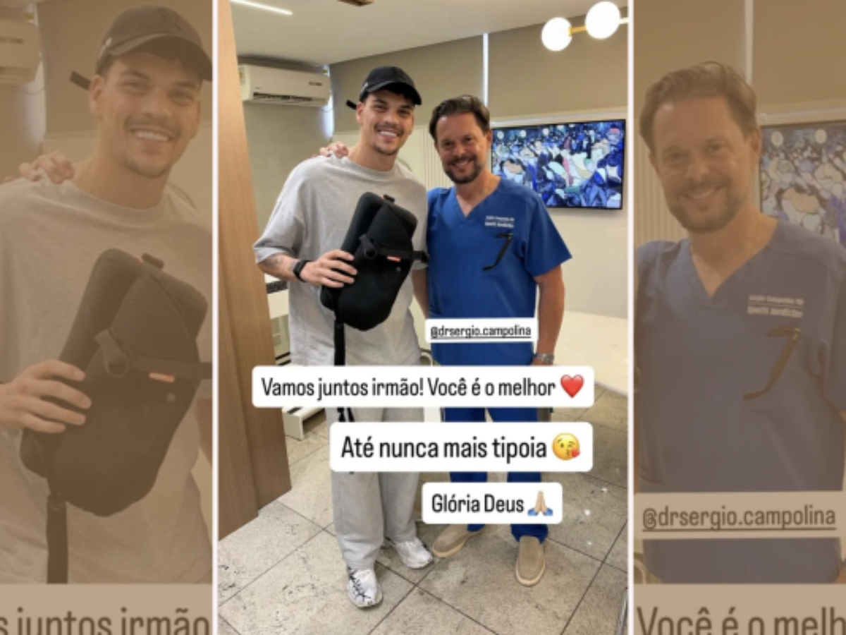 Brazão deixa tipoia e avança na recuperação para voltar ao Santos