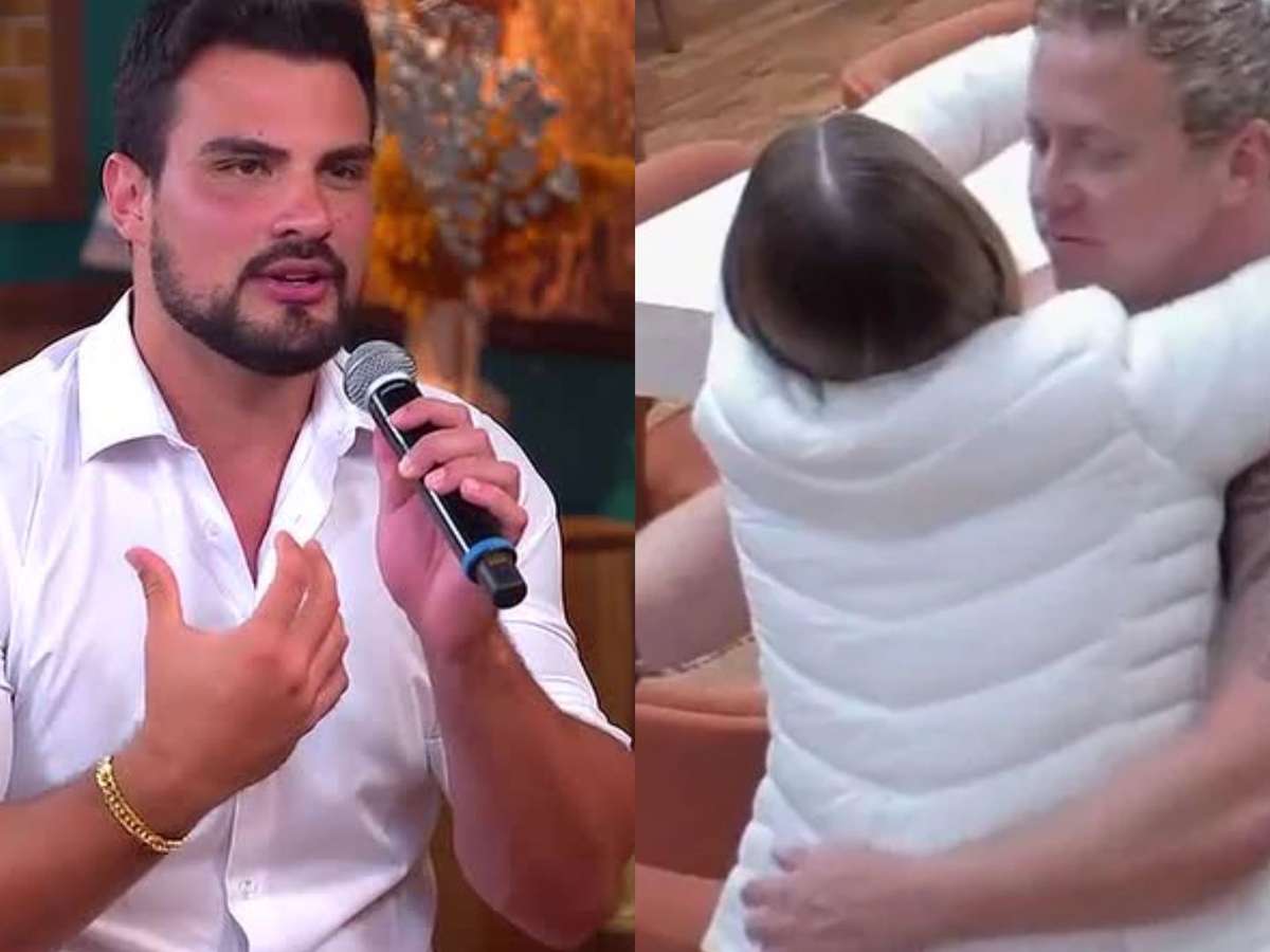 'A Fazenda 18': Eliminado, Renê reage ao abraço polêmico entre Ana e Serginho: 'Não'