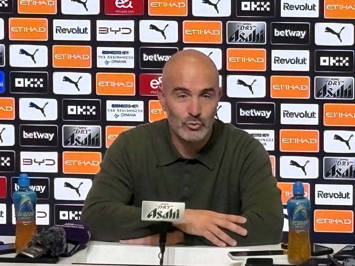 Maresca se recusa a confirmar que permanecerá no Manchester City caso o clube perca o recurso.